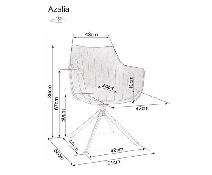 Fotogalerie Otočná židle Azalia - Bufalo 10