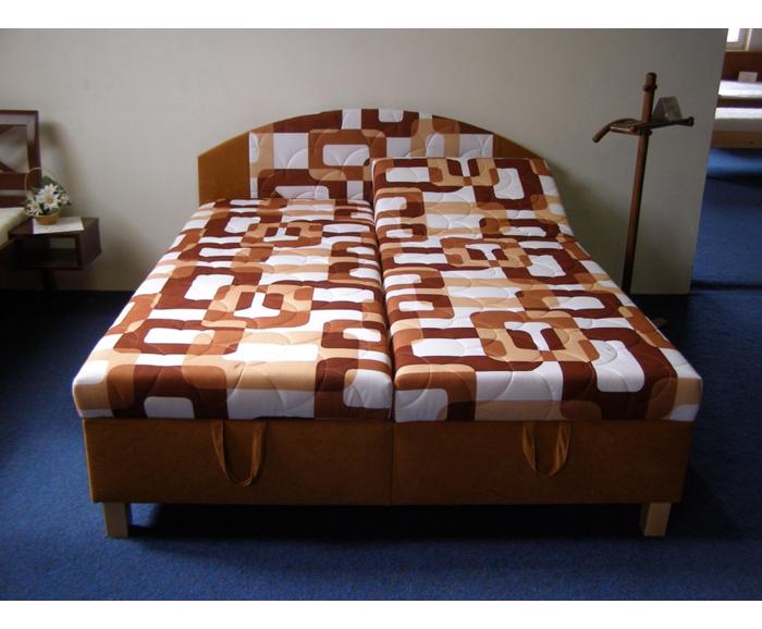 Fotogalerie Postel VILMA 160x200 - prošitý potah