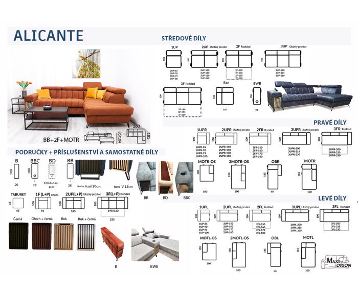 Fotogalerie Sedací souprava Alicante U 