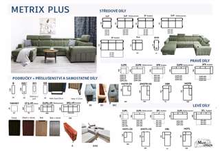 Pohovka s úložným prostorem Metrix Plus