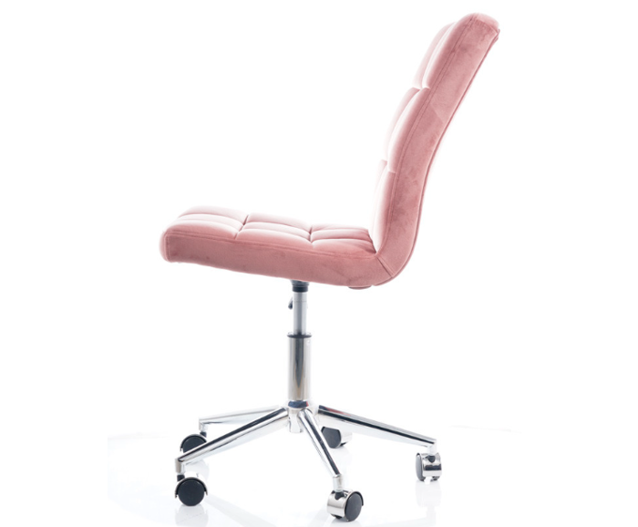 Fotogalerie Kancelářská židle bez područek Q-020 Velvet tyrkys Bluvel 85