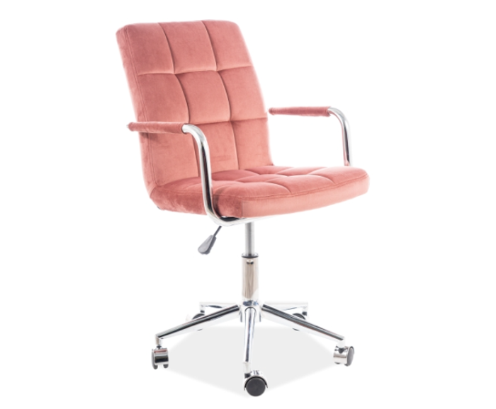 Fotogalerie Kancelářská židle s područkami Q-022-Velvet Any. roz Bluvel 52