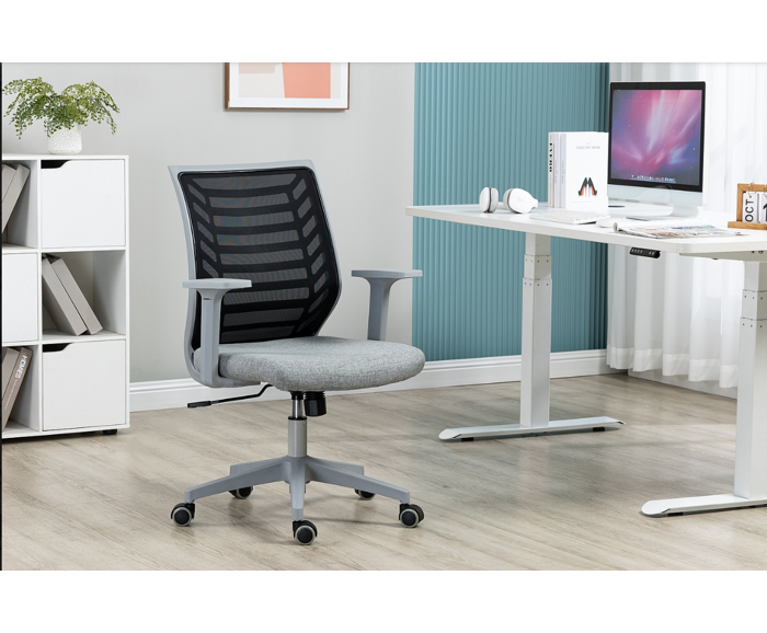 Kancelářská židle Q-320 černo/šedá