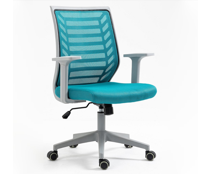 Fotogalerie Kancelářská židle Q-320 šedo/modrá