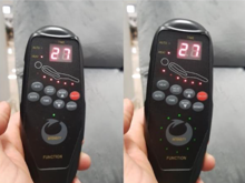Fotogalerie Masážní elektrické křeslo Oáza Velvet šedé 