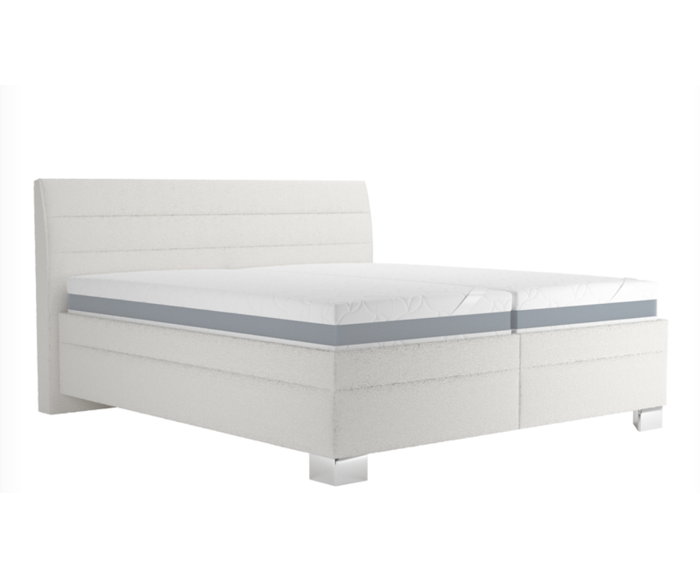 Fotogalerie Blanář - čalouněná postel Vernon 180x200 - béžová - bez matrace