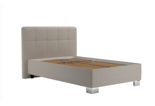 Blanář čalouněná postel Kelly 90x200 s matrací Nelly - béžová Beige