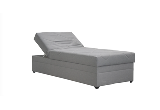Válenda s úložným prostorem, Evelína 90x200 - šedá 