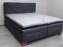 Fotogalerie Blanář - čalouněná postel Luna 180x200 - antracitová