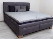 Fotogalerie Blanář - čalouněná postel Luna 180x200 - antracitová