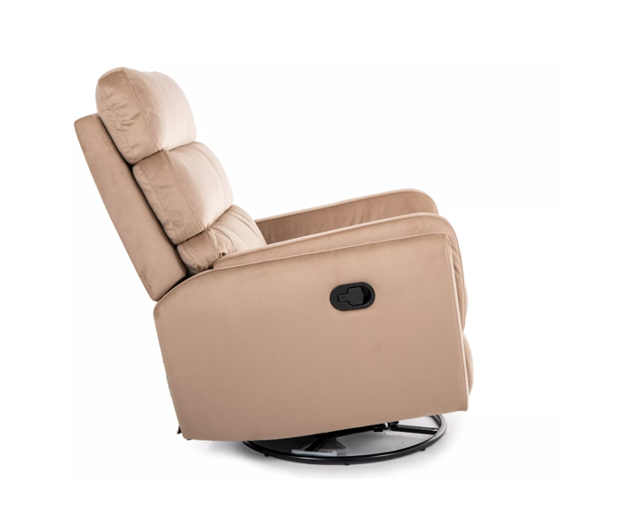 Otočné a houpací křeslo s funkcí relax pro seniory 