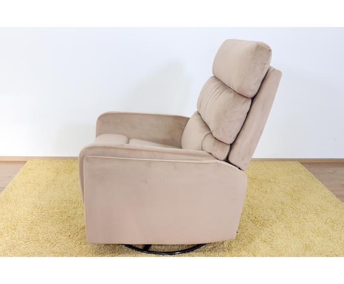 Otočné a houpací křeslo s funkcí relax pro seniory