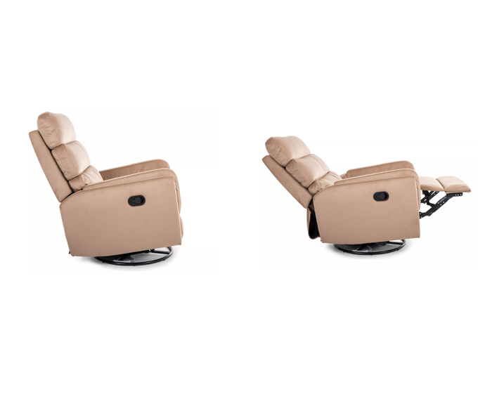Otočné a houpací křeslo s funkcí relax pro seniory