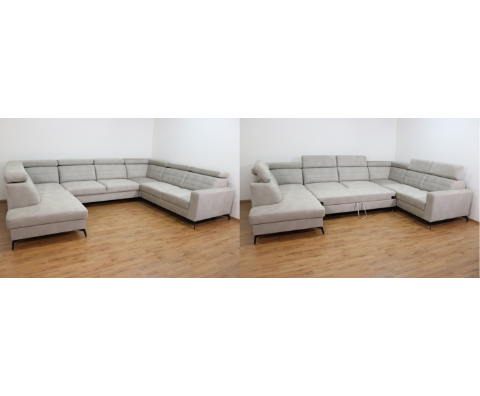 Opěrky hlavy - opačné provedení sedací soupravy