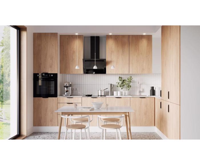 Fotogalerie Potravinová skříňka vysoká s policemi a šuplíky - D60T AX - kuchyně Sorello