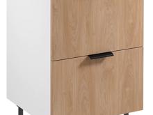 Fotogalerie Dolní skříňka 60 cm - dvě zásuvky + organizér - D60S2 - kuchyně Sorello 