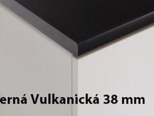 Fotogalerie Pracovní deska černá vulkanická 38 mm