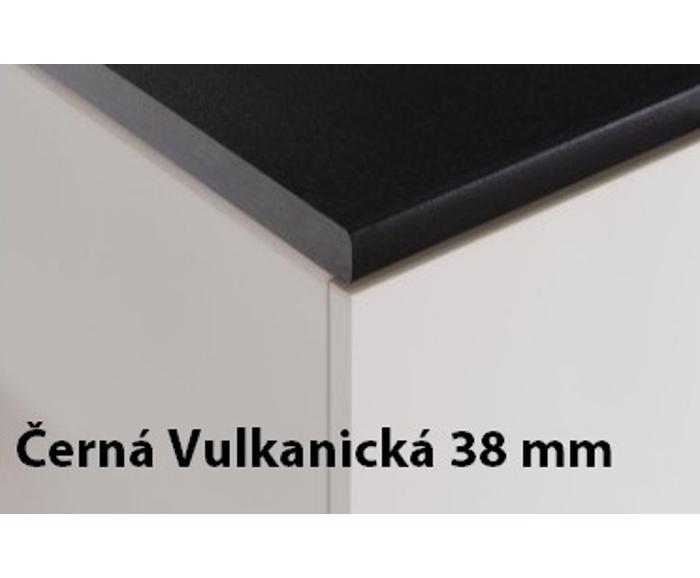 Pracovní deska černá vulkanická 38 mm