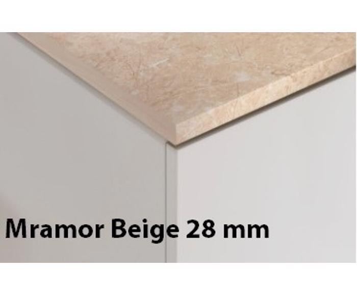 Pracovní deska síla 28 mm mramor Beige