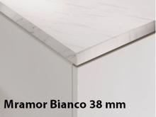 Fotogalerie Pracovní deska síla 38 mm mramor Bianco