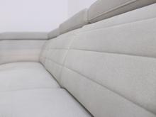 Fotogalerie Moderní rohová rozkládací sedací souprava do U s úložným prostorem - Madeira - Bílá 