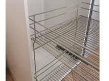 Fotogalerie D60P(60 cm) pravá, vysoká skříň pro vestavnou troubu kuchyňské linky Aspen - bílá