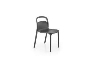 Černá plastová židle K490 