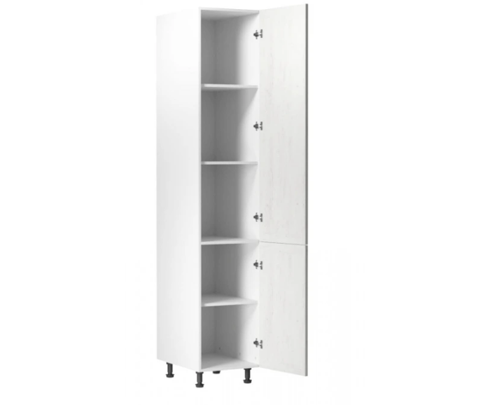 Fotogalerie D40SP (40 cm) pravá, vysoká potravinová skříň kuchyňské linky Provance
