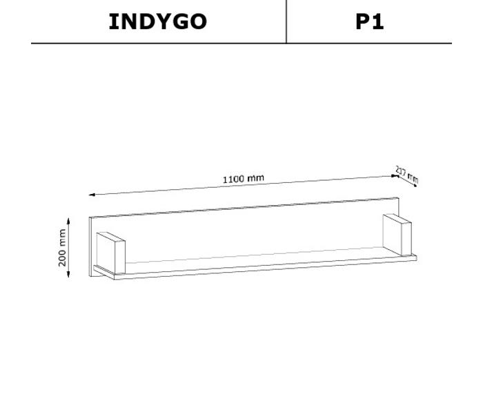 Fotogalerie Polička P1 systém Indygo Beige