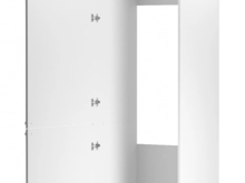 Fotogalerie D60ZL (60 cm) levá, vysoká skříňka pro vestavnou lednici kuchyňské linky Linea