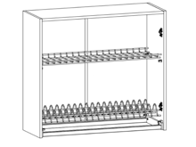 Fotogalerie G80C (80 cm), horní skříňka kuchyňské linky Linea