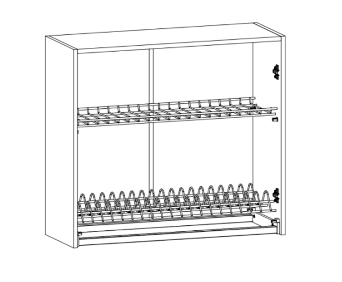 Fotogalerie G80C (80 cm), horní skříňka kuchyňské linky Linea