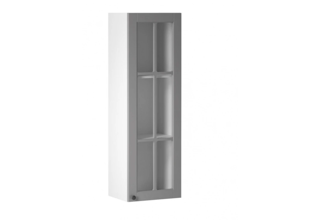 W40S (40 cm) pravá, stojící prosklená skříňka - kuchyňské linky Linea