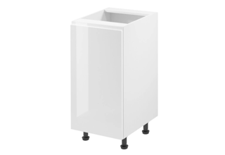 D40(40 cm) levá, skříňka dolní kuchyňské linky Aspen - bílá