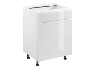 D60S1 ( 60 cm) pravá, spodní skříňka šuplíková kuchyňské linky Aspen