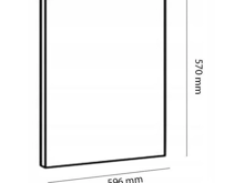 Fotogalerie D60FZN (60 cm), nízká dvířka na myčku šíře 60 cm s viditelným ovládacím panelem, kuchyňské linky Aspen- bílá