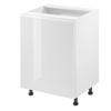 D60 (60 cm) levá, skříňka dolní kuchyňské linky Aspen - bílá