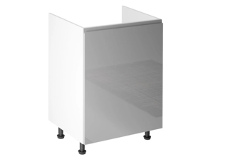 D60Z P/L (60 cm) pravá, spodní skříňka dřezová, jedno dvířková kuchyňské linky Aspen - šedá