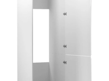 Fotogalerie D60ZL (60 cm) pravá, vysoká skříňka pro vestavnou lednici kuchyňské linky Aspen - šedá