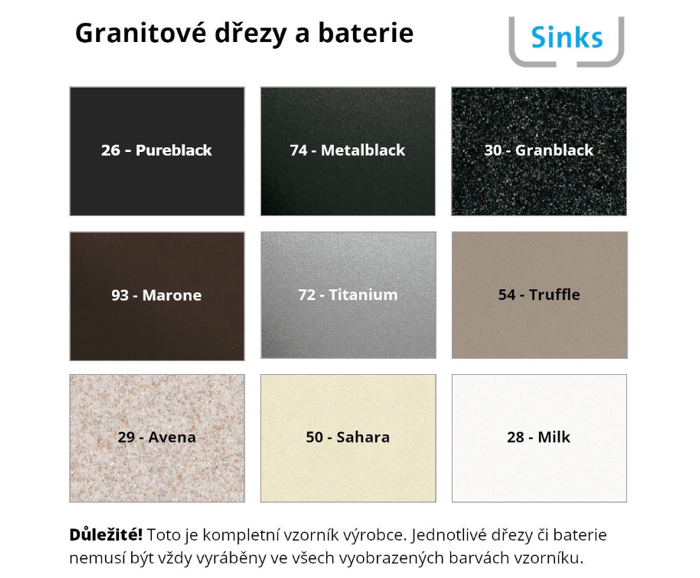 Fotogalerie Granitový dřez Sinks ULTIMA 790