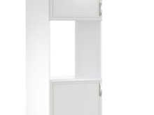 Fotogalerie D60P (60 cm) levá, vysoká skříň na troubu kuchyňské linky Sicília - bílá