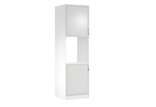 D60P (60 cm) levá, vysoká skříň na troubu kuchyňské linky Sicília - bílá