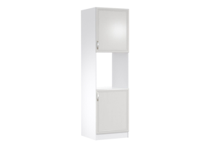 D60P (60 cm) pravá, vysoká skříň na troubu kuchyňské linky Sicília - bílá