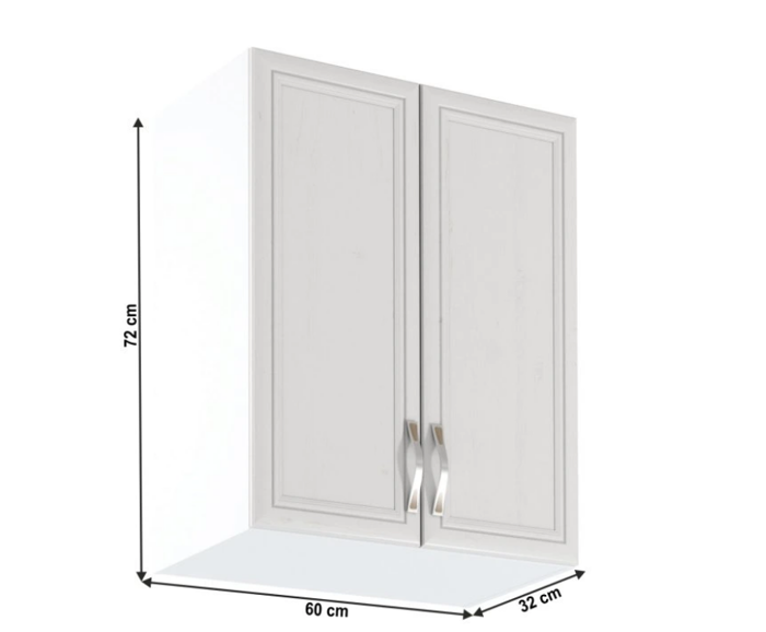 Fotogalerie G60 (60 cm), horní skříňka kuchyňské linky Sicília - bílá