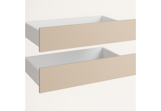 Šatní skříň Kombinoo zásuvka venkovní do S2D beige - 2 kusy