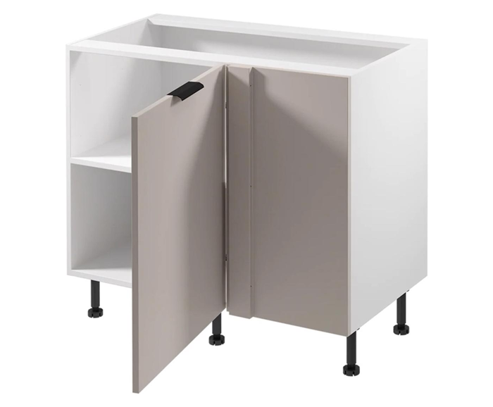 Korpus bílá + dvířka Beige - pravá varianta