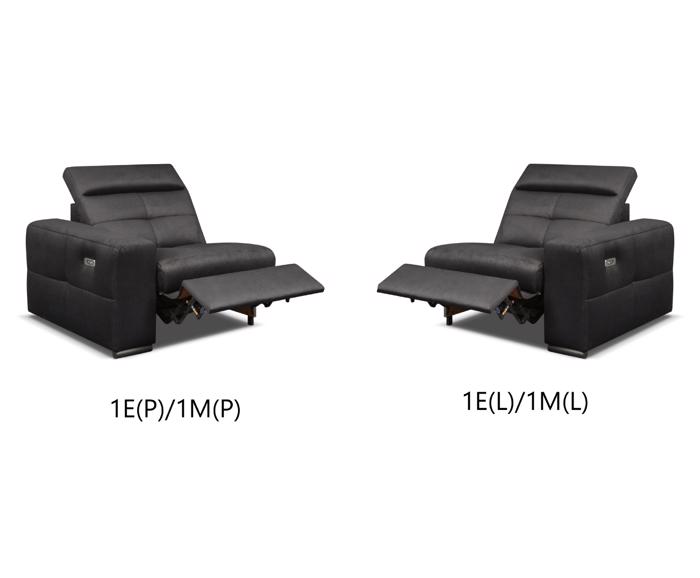 Fotogalerie Sedací souprava Kanton do U s barem a el. křeslem