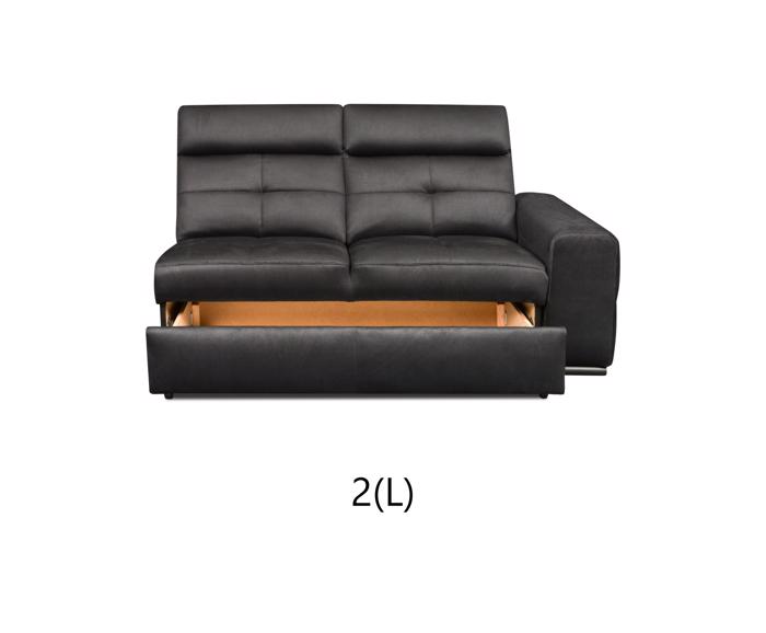 Fotogalerie Sedací souprava Kanton do L - výběr potahů - 2F-R-2