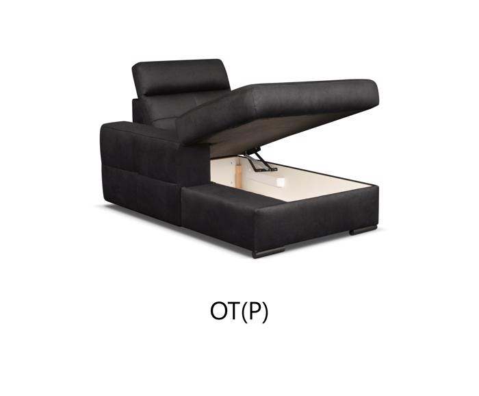 Fotogalerie Sedací souprava Kanton do U - výběr potahů - OT-2F-R-1