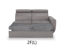 Fotogalerie Menší rohová sedací souprava Nevada s rozkladem - UPMP(P)-2F(L)